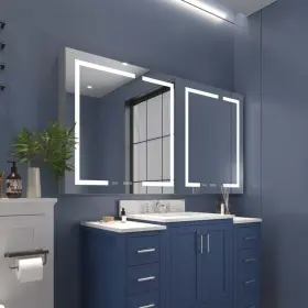 C-6636-4DX ALLSUMHOME Bathroom Light Medicine Cabinets Recess