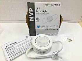 MVP-1-30-WH-B AMERICAN LIGHTING Led Puck Light