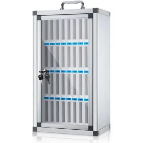 Amylove B0bwjs4fpl 36 Slots Cell Phone Locker Cabinet Aluminum Alloy Pocket Chart Storage