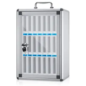 Amylove B0c3vgqqdl Cell Phone Locker Cabinet Aluminum Alloy Pocket Chart Storage