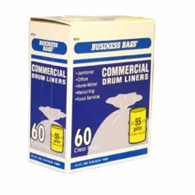 Berry Plastics 432906 618644 Institutional Drum Liner- 60 Count 55 Gallon