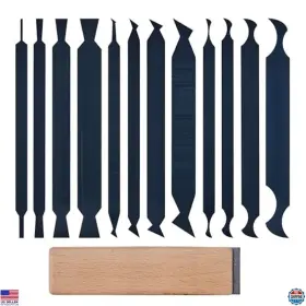 HTCSCS13 Hermit Tools Cabinet Scraper Burnisher Set Precision