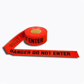 Cordovan T15212 Cordova 1.5 Mil X 3 Inch Red Barricade Tape Danger Do Not Enter