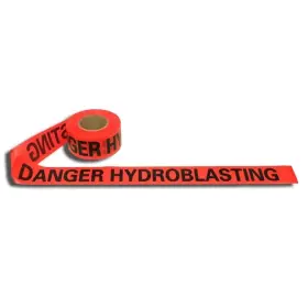 Cordovan T20214 Cordova 2.0 Mil X 3 Inch Red Barricade Tape Danger Hydroblasting