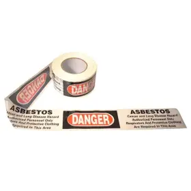 Cordovan T20315 Cordova 2 Mil X 3 Inch White Barricade Tape Danger Asbestos