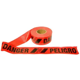 Cordovan Tr60213 Cordova 6 Mil X 3 Inch Red Barricade Tape Danger And Peligro