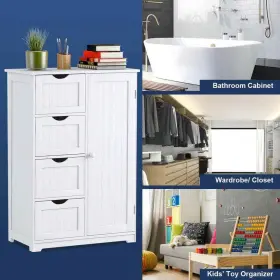 GHM0017 COSTWAY Wooden Freestanding Cabinet #2