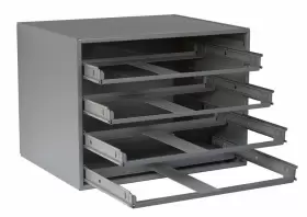 303-95 DURHAM Rolled Steel Glide Slide Rack