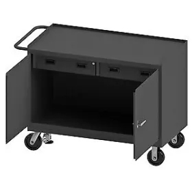 3415-FL-95 DURHAM Drawer Steel Top Mobile Bench Cabinet