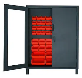3704CXC-54B-1795 DURHAM Hook Bins Gauge Cabinet