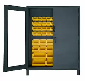 3704CXC-54B-95 DURHAM Hook Bins Gauge Cabinet