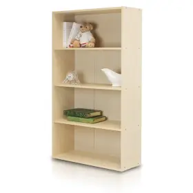 B007BV97KK FURINNO Pasir Shelf Bookcase Steam Beech