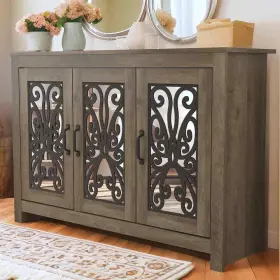 SH-KOPU191137AH GALANO Knotty Oak Ash Stone Wood Shoe Storage #2