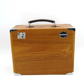 GIT10 GERSTNER INTERNATIONAL Drawer Oak Mini Chest Tools #3