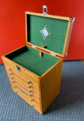 GIT16 GERSTNER INTERNATIONAL Oak Drawer Mighty Mini Chest