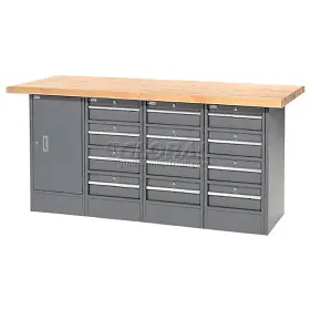 239161 GLOBAL INDUSTRIAL Workbench Maple Square Edge Top