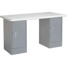 Global Industrial 607660 60 Inch W X 30 D Workbench 1-5/8 Safety Edge Laminate Top Cabinet/cabinet Global Industrial 607660 60 Inch W X 30 D Workbench 1-5/8 Safety Edge Laminate Top Cabinet/cabinet