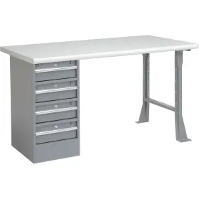 607684 GLOBAL INDUSTRIAL Workbench Safety Edge Laminate Top