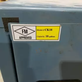 CK18 GLOBAL INDUSTRIAL Safety Storage Cabinet Gallons Fm #2