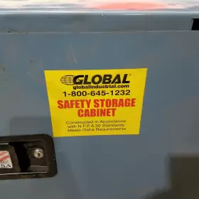 CK18 GLOBAL INDUSTRIAL Safety Storage Cabinet Gallons Fm #3