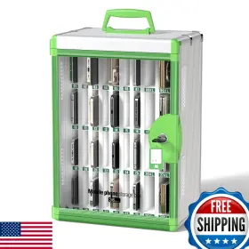 Glosen B0cvrmk2cg 36 Slots Cell Phone Locker Portable Storage Cabinet Wall Mounted