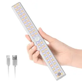 Goodland 9066 Under Cabinet Lights Motion Sensor Light Dimmable 80 Led 1-pack Silver Goodland 9066 Under Cabinet Lights Motion Sensor Light Dimmable 80 Led 1-pack Silver