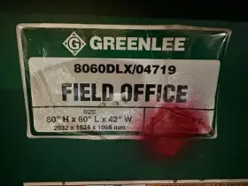 8060DLX GREENLEE Field Office Storage Box Gauge Steel #2
