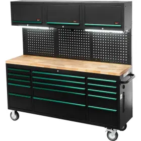 Grizzly Pro T34657 72 Inch 15-drawer Ultimate Rolling Tool Cabinet