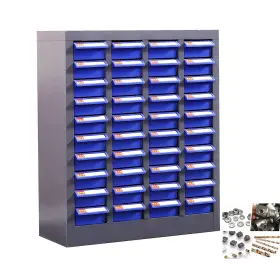 Haywhnkn S054149 Bolt And Nut Tool Storage Cabinet Part 40 Drawers Blue1