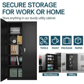 HD-DHG01 HEPHASTU Storage Cabinet Shelves Garage Freestanding #2