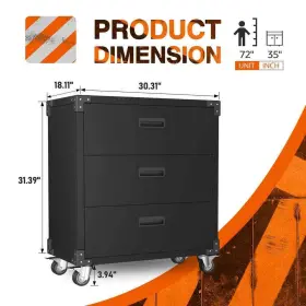 HZFW-SSX-3BX HEPHASTU Steel Freestanding Cabinet Rolling Tool #2