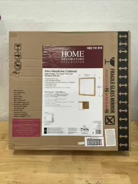 45405 HOME DECORATORS COLLECTION Medicine Cabinet Mirror