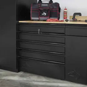 HTC100007-EX HUSKY Welded Steel Garage Base Cabinet Blac #3