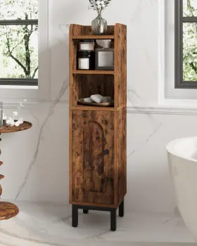 B0CLXM8BL2 HZUANERI Bathroom Storage Cabinet Corner Floor