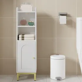 B0D25LPS9M HZUANERI Bathroom Storage Cabinet Corner Floor