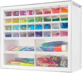 580090 IRIS Craft Cabinet Storage Screw Organizer Drawer