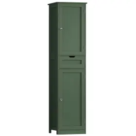 B0FJY4KT8X IWELL Tall Bathroom Storage Cabinet Doors Drawer