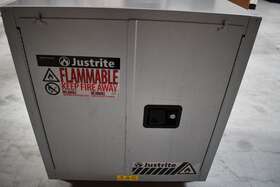 883024 JUSTRITE Gallon Close Fume Hood Flammables Cabinet