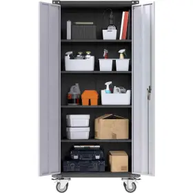 758859091709 KAIKEEQLI Rolling Lockable Storage Freestanding #2