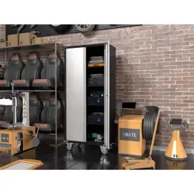 758859091709 KAIKEEQLI Rolling Lockable Storage Freestanding