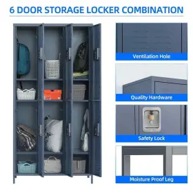 SS006B KAIKEEQLI Steel Freestanding Storage Cabinet Lockable #3