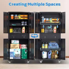 WB-003B KAIKEEQLI Storage Freestanding Cabinet Whee #2