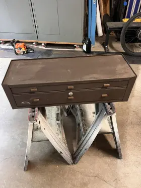 Kennedy Mc-28-028928 Vintage 2 Drawer Middle Tool Box Riser Chest Mc-22-9131