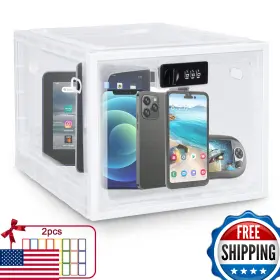 B0C6993CBK LALIFEBUSS Combination Lock Box Storage Phone Food