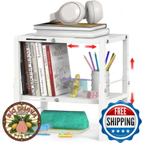 B0F6X5H9Q4 LIDTOP Locker Organizer Shelf School Office Gy