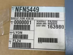 NFN5449 LYON Safety Storage Cabinet Shelf