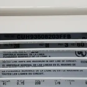 CUH93508203FFB MARLEY Cabinet Heater Cuhcuh #3