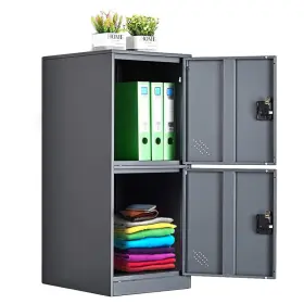 Mecolor B08bnhc2xh Vertical Single Tier Small Locker Padlock Latche 2 Or 3 Compartment