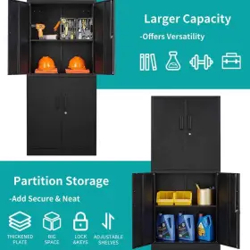 DBTS2022110B MLEZAN Garage Storage Cabinet Steel #2