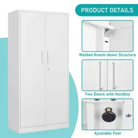 DBWH2022135W MLEZAN Garage Cabinet Steel Storage She #2